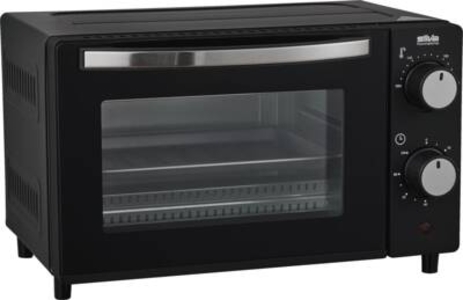 Silva MB1000 Minibackofen 10l 650 Watt schwarz/chrom  