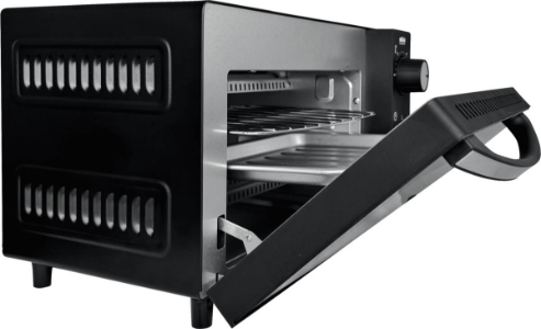 Silva MB1000 Minibackofen 10l 650 Watt schwarz/chrom  