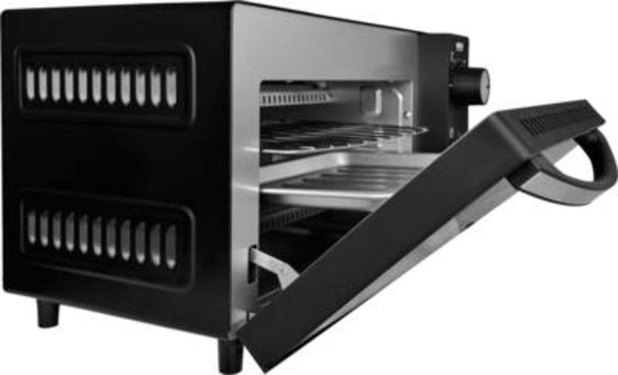 Silva MB1000 Minibackofen 10l 650 Watt schwarz/chrom  