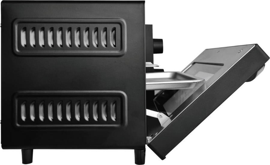 Silva MB1000 Minibackofen 10l 650 Watt schwarz/chrom  