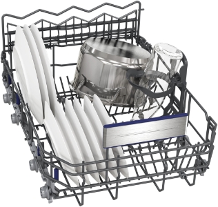 Siemens SR55ZS10ME Geschirrspüler Einbau teilintegriert 45 cm mit Besteckschublade ,Zeolith