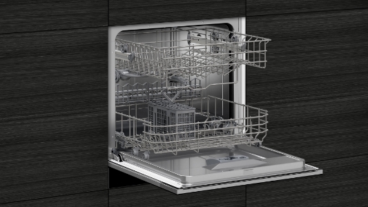 Siemens SC05IB00TE Einbau-Modular-Geschirrspüler 60 cm, Schwarz 