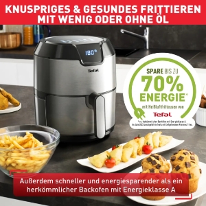 Tefal EY401D Easy Fry Deluxe 4,2 L für 6 Portionen 1500 W