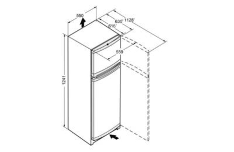 Liebherr CTe 2131-26 Kühl-Gefrierkombination mit SmartFrost 