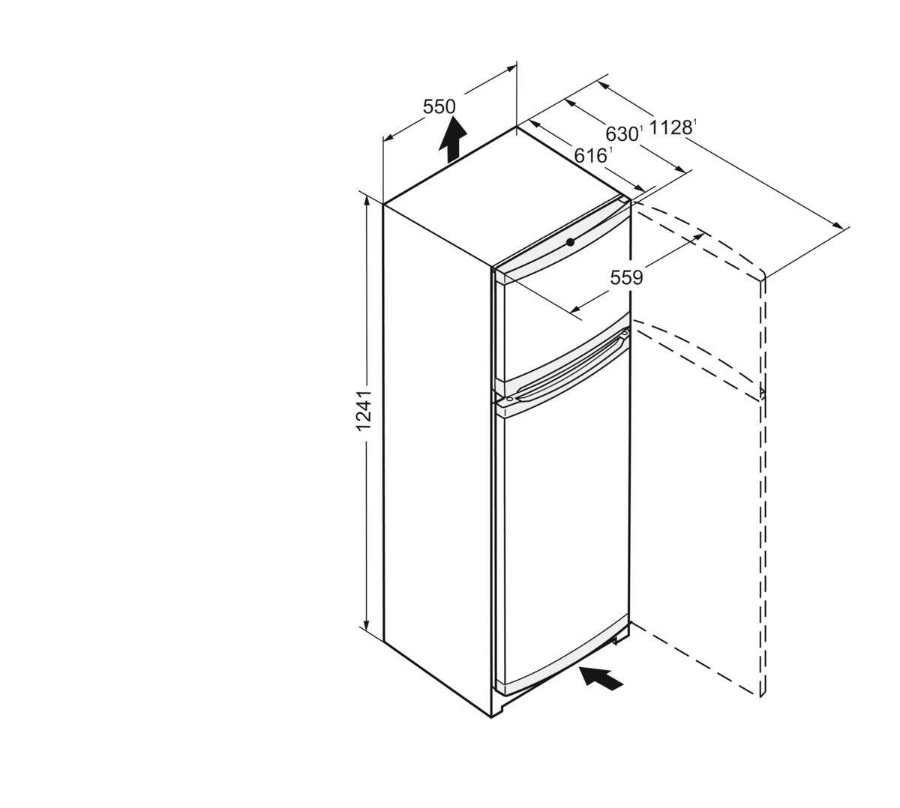 Liebherr CTe 2131-26 Kühl-Gefrierkombination mit SmartFrost 
