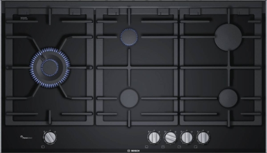 Bosch PRS9A6B70D Gaskochfeld Schwarz Integriert 90cm 