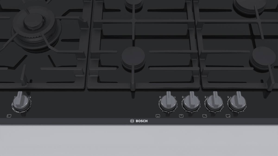 Bosch PRS9A6B70D Gaskochfeld Schwarz Integriert 90cm 
