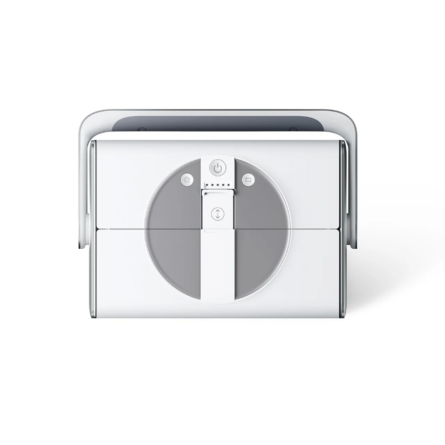 Ecovacs WINBOT W2 OMNI 6-in-1 Multifunktionsstation, integrierter  4500mAh Akku, Kantenreinigungsmodus Weiss