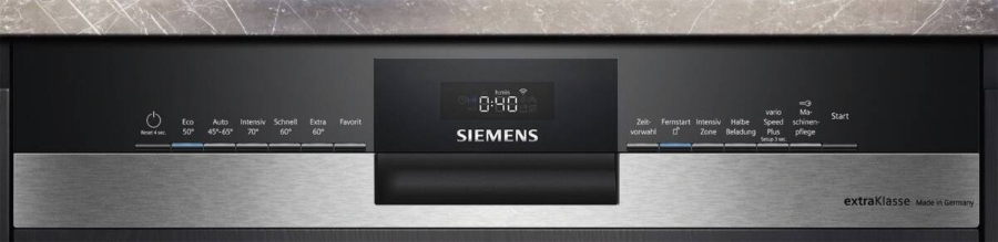 Siemens SN53ES02BD Geschirrspüler Einbau teilintegriert 60cm 