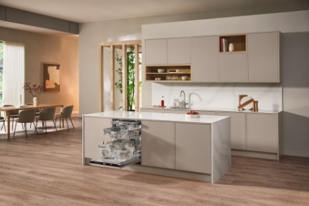 Miele G 7980 SCVi AutoDos K2O Geschirrspüler Edelstahl Schwarz mit Besteckschublade