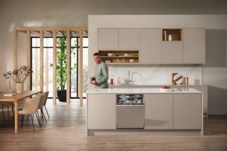 Miele G 7980 SCVi AutoDos K2O Geschirrspüler Edelstahl Schwarz mit Besteckschublade