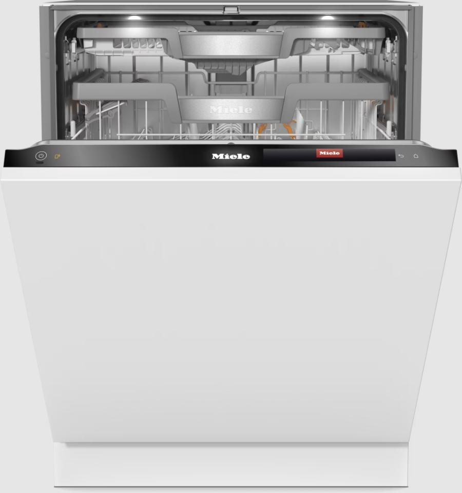 Miele G 7980 SCVi AutoDos K2O Geschirrspüler Edelstahl Schwarz mit Besteckschublade
