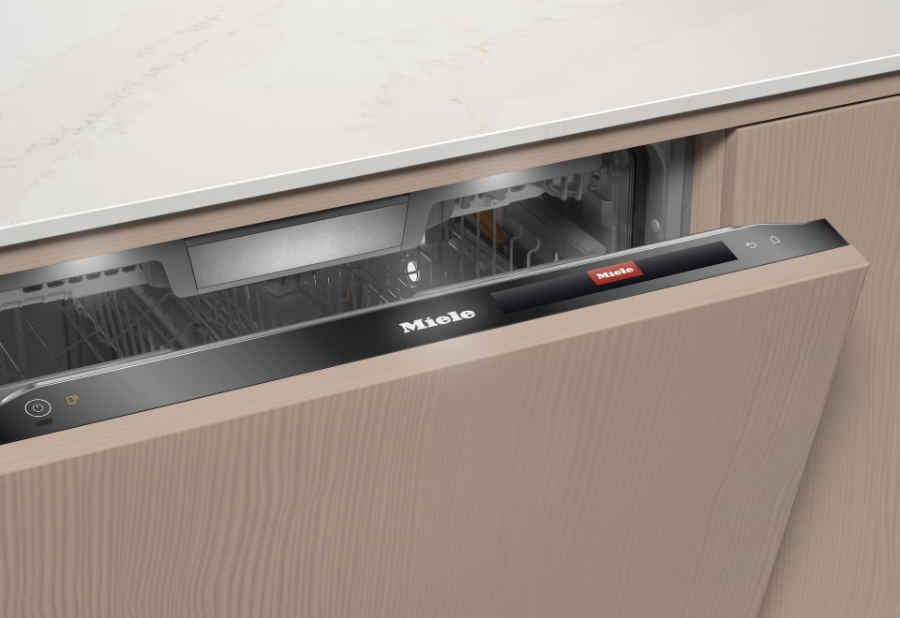Miele G 7980 SCVi AutoDos K2O Geschirrspüler Edelstahl Schwarz mit Besteckschublade