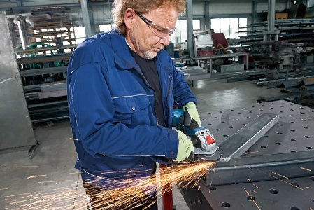 BOSCH Professional GWX Professional 18V-10 - Akku-Winkelschleifer mit X-LOCK 