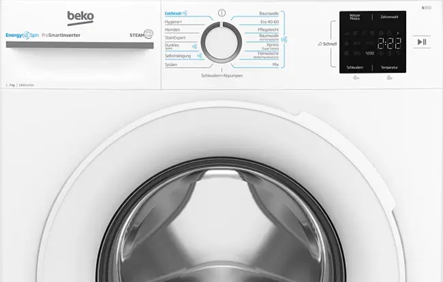 Beko BM3WFU3741W Waschmaschine 7 kg, 1400 U/min 