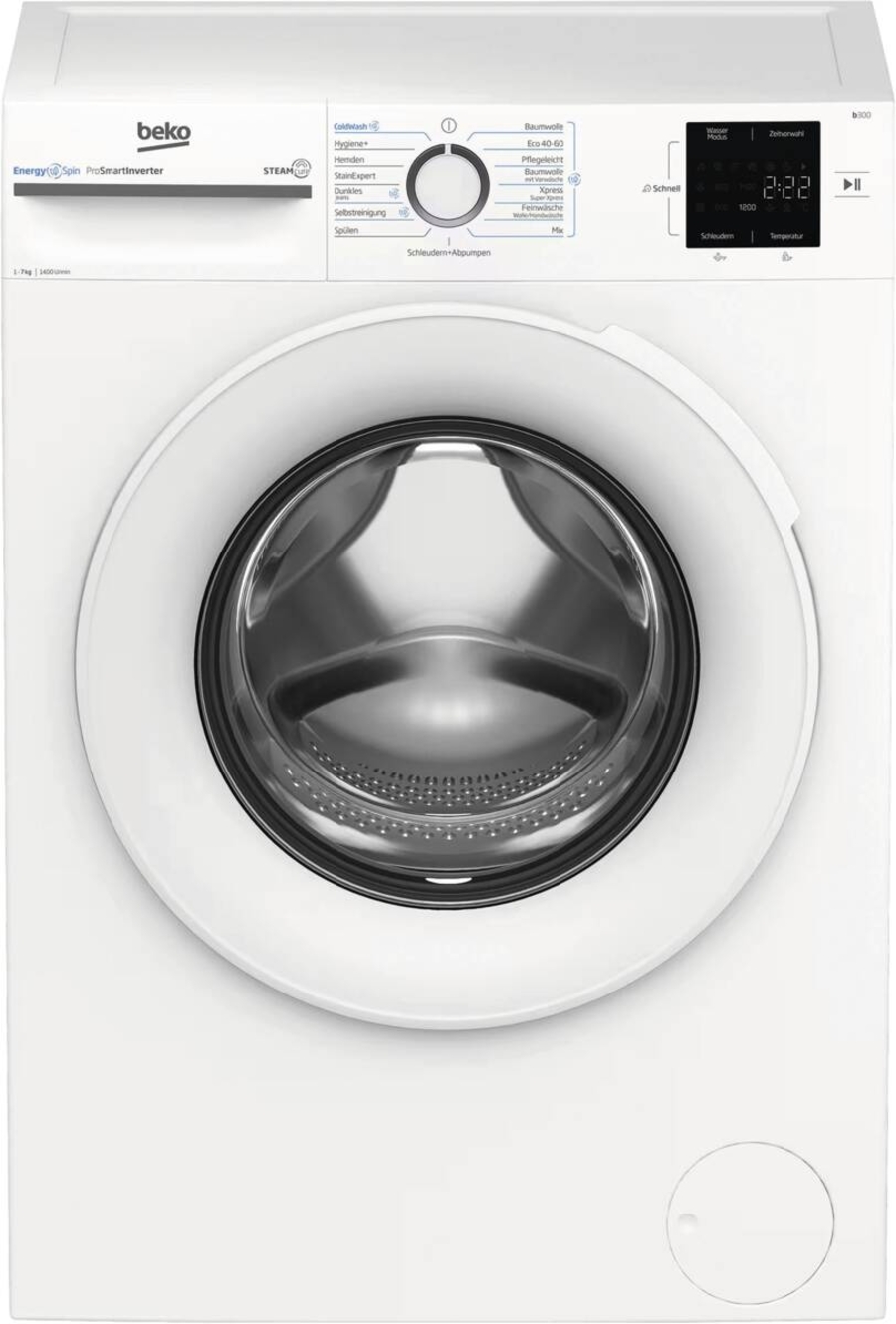 Beko BM3WFU3741W Waschmaschine 7 kg, 1400 U/min 