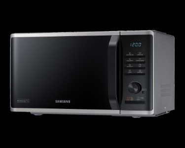 Samsung MG23K3515AS/EG Mikrowelle mit Grill, 23 Liter Volumen Silber 