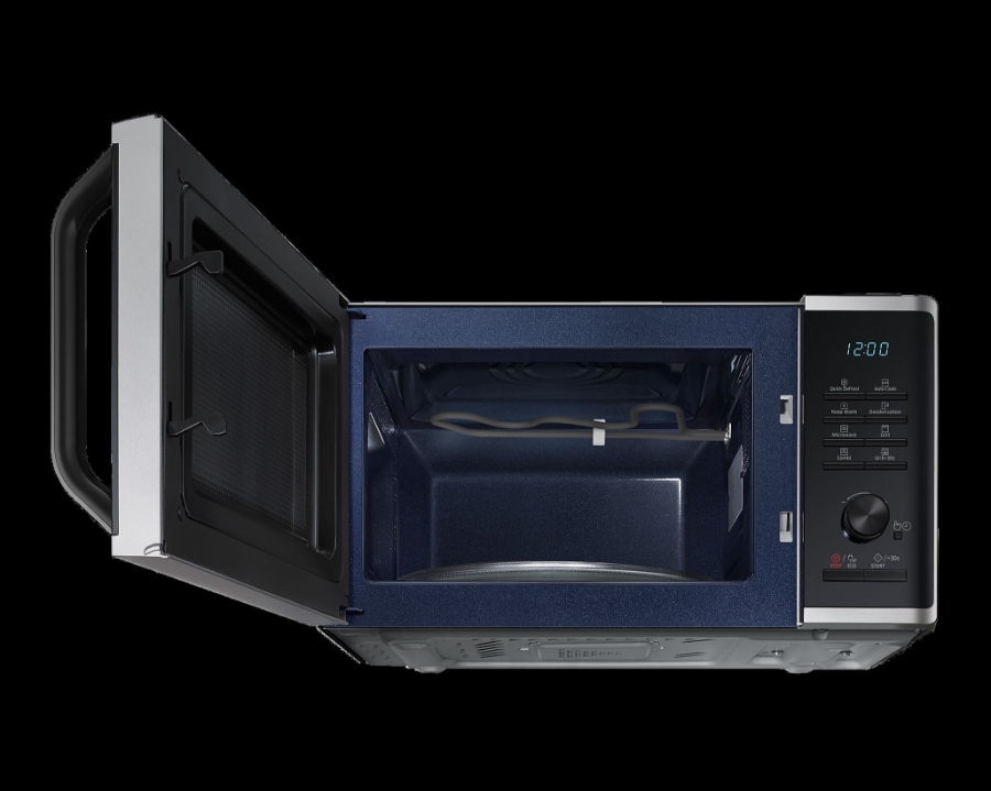 Samsung MG23K3515AS/EG Mikrowelle mit Grill, 23 Liter Volumen Silber 