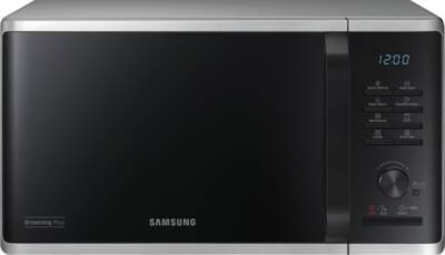 Samsung MG23K3515AS/EG Mikrowelle mit Grill, 23 Liter Volumen Silber 