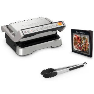 Tefal GC773D Optigrill 2in1 Inox inkl. Grillzange  