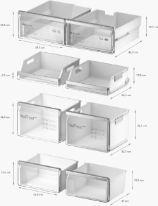 Bosch KFD96APEA Multi Door  183 x 90.5 cm Gebürsteter Stahl 