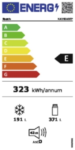 Bosch KAD93ABEP Side by Side 178.7 x 90.8 cm, Schwarz NoFrost,Eis- und Wasserspender mit Wasseranschluss