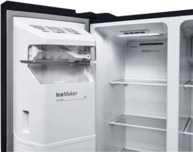 Bosch KAD93ABEP Side by Side 178.7 x 90.8 cm, Schwarz NoFrost,Eis- und Wasserspender mit Wasseranschluss