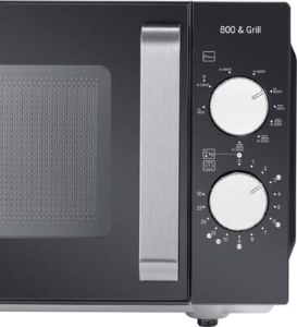 Severin MW 7762 Mikrowelle, 800 W, 20 L, 1000 W Grill, Ceramic schwarz inox