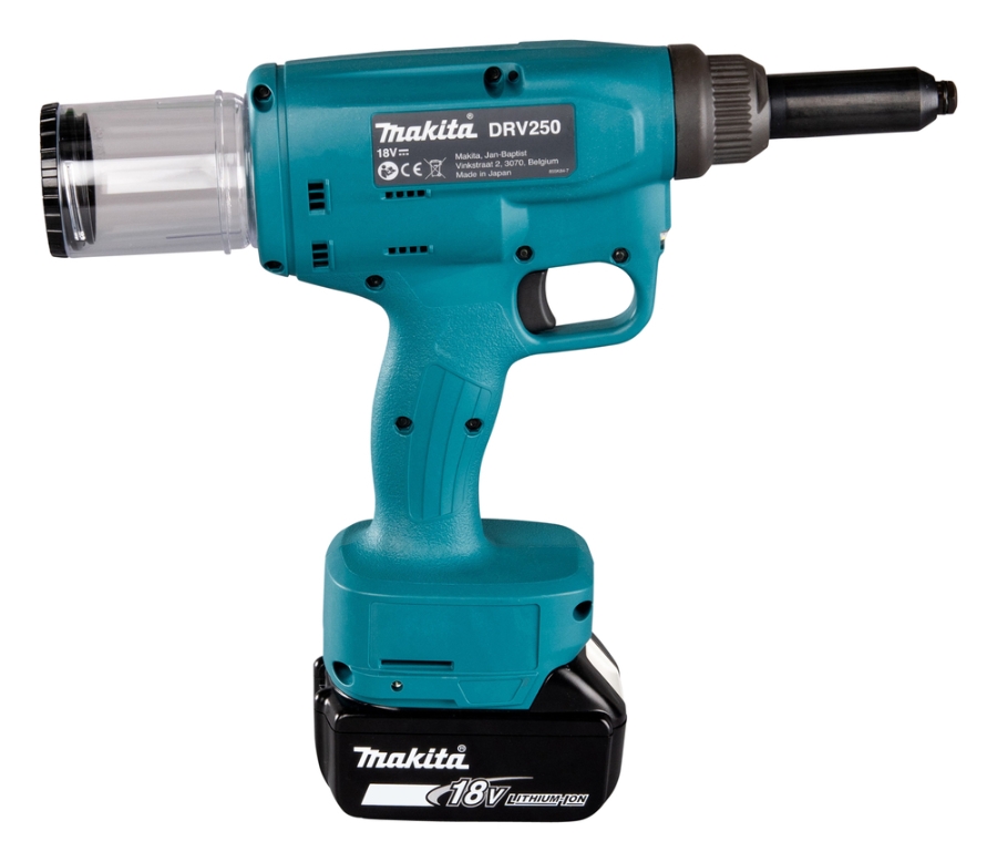Makita DRV250Z Akku-Nietzange LXT 18 V • 6,4 mm • 20 kN • 30 mm