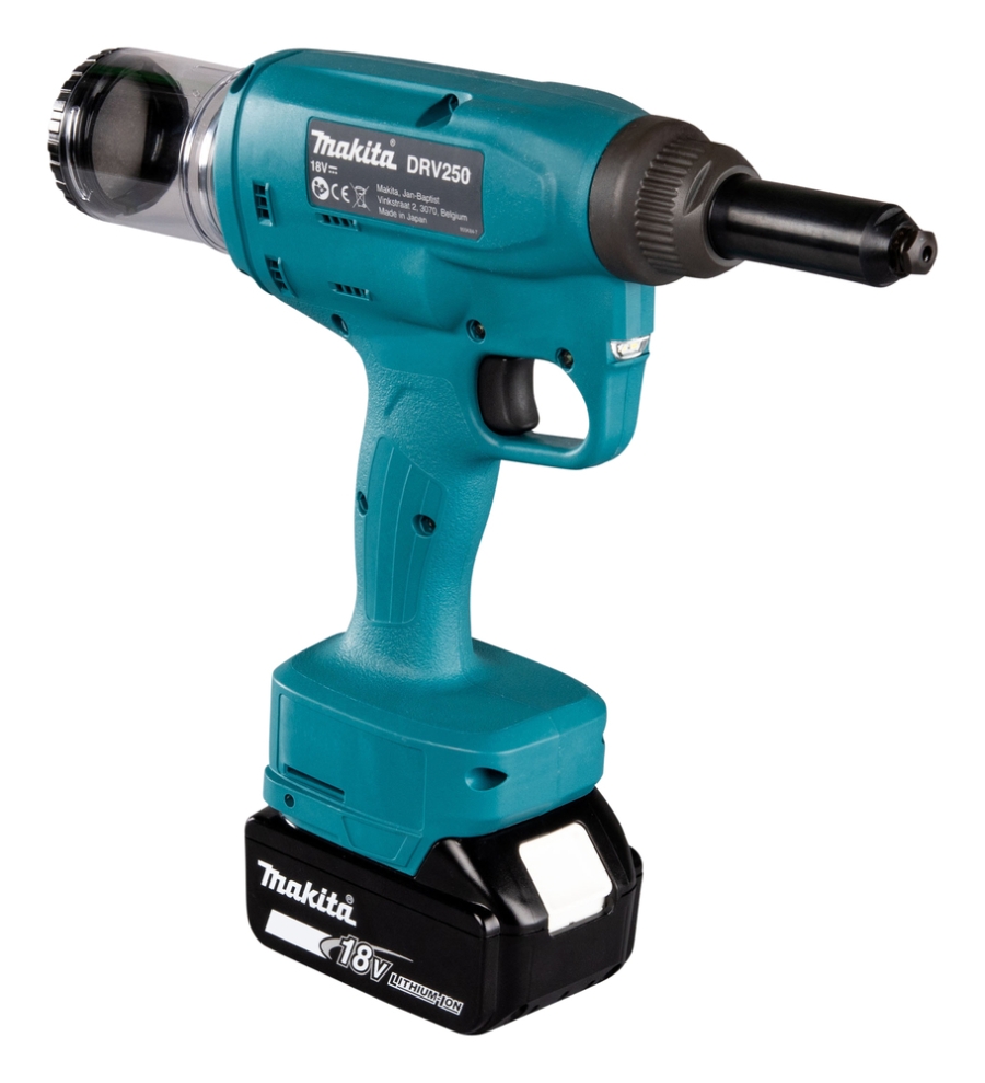 Makita DRV250Z Akku-Nietzange LXT 18 V • 6,4 mm • 20 kN • 30 mm
