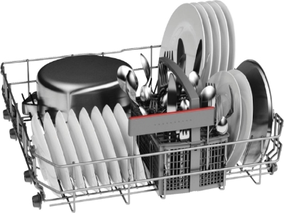 Bosch SMI4EUS00D Geschirrspüler Einbau, integrierbar Stahl gebürstet