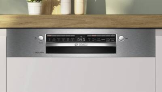 Bosch SMI4EUS00D Geschirrspüler Einbau, integrierbar Stahl gebürstet