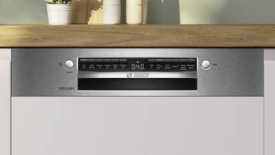 Bosch SMI4EUS00D Geschirrspüler Einbau, integrierbar Stahl gebürstet
