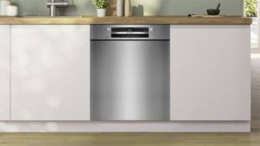 Bosch SMU4EBS02D Geschirrspüler Unterbau  Gebürsteter Stahl