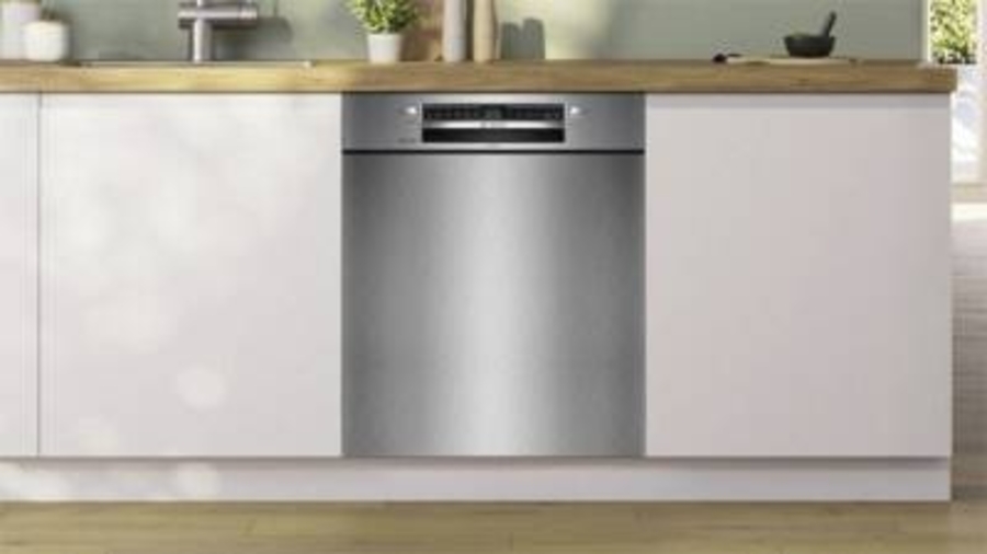 Bosch SMU4EBS02D Geschirrspüler Unterbau  Gebürsteter Stahl