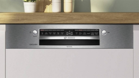 Bosch SMI4EBS02D Geschirrspüler Einbau teilintegriert 60 cm Edelstahl