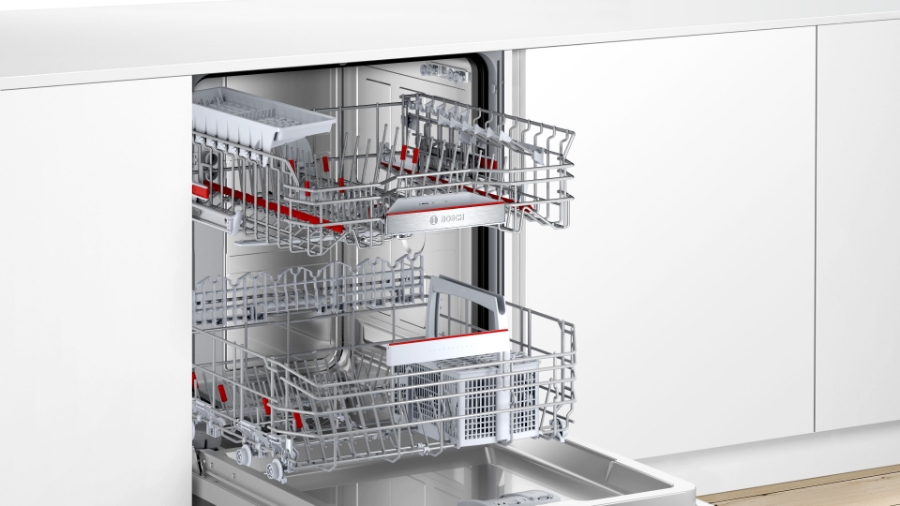 Bosch SMI4EBS02D Geschirrspüler Einbau teilintegriert 60 cm Edelstahl