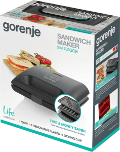 Gorenje SM703GCB  Kontaktgrill 