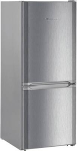 Liebherr CUele 2331-26 Kühl-Gefrierkombination Stand Edelstahl-Look-Silber