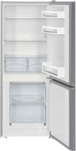 Liebherr CUele 2331-26 Kühl-Gefrierkombination Stand Edelstahl-Look-Silber