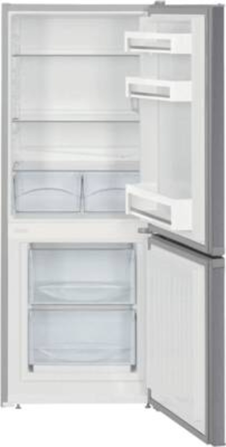 Liebherr CUele 2331-26 Kühl-Gefrierkombination Stand Edelstahl-Look-Silber