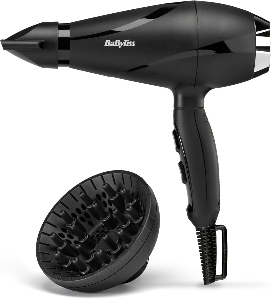 Babyliss 6713DE Haartrockner 2200W Shine Pro  Keramik Beschichtung, Schwarz 