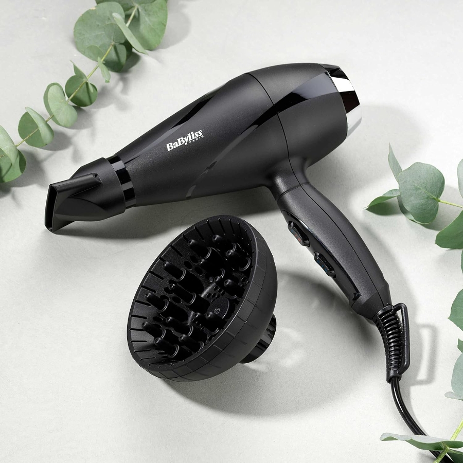 Babyliss 6713DE Haartrockner 2200W Shine Pro  Keramik Beschichtung, Schwarz 