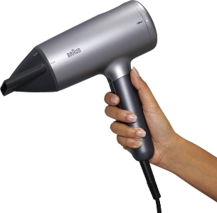 Braun Haircare BRHD435E Haartrockner Schwarz-Silber 