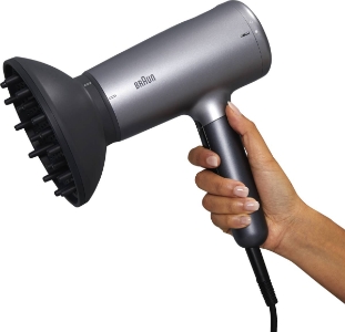 Braun Haircare BRHD435E Haartrockner Schwarz-Silber 