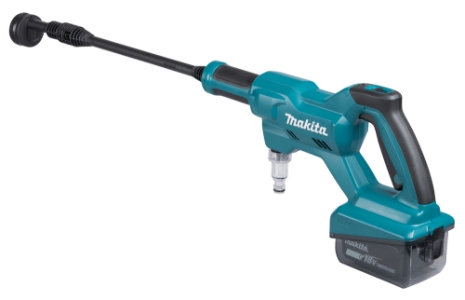 Makita DHW180Z Akku-Druckreiniger 18V • 24 bar • 318 l/h Leichter handgeführter Druckreiniger wahlweise mit 8 oder