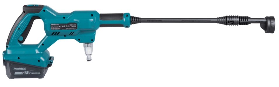 Makita DHW180Z Akku-Druckreiniger 18V • 24 bar • 318 l/h Leichter handgeführter Druckreiniger wahlweise mit 8 oder