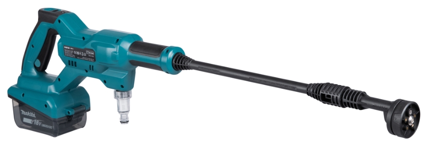 Makita DHW180Z Akku-Druckreiniger 18V • 24 bar • 318 l/h Leichter handgeführter Druckreiniger wahlweise mit 8 oder