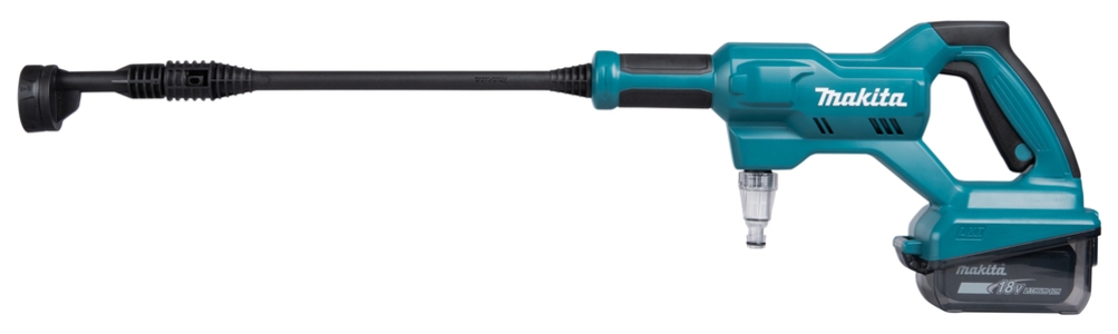 Makita DHW180Z Akku-Druckreiniger 18V • 24 bar • 318 l/h Leichter handgeführter Druckreiniger wahlweise mit 8 oder