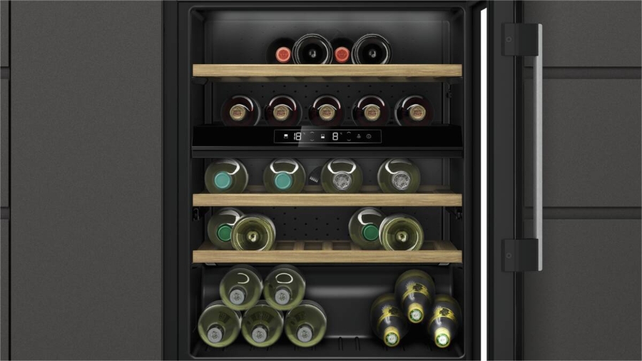 Neff KU9213HG0 N70 Einbau-Weinkühlschrank 82 x 60 cm Schwarz